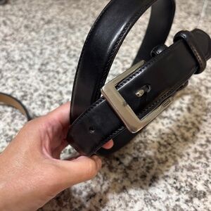 Coach leather black vintage belt
